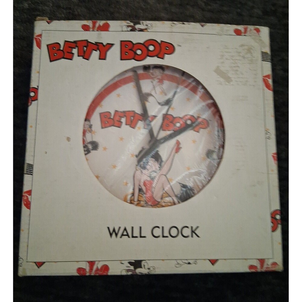 Vintage Betty Boop wall clock NIB
